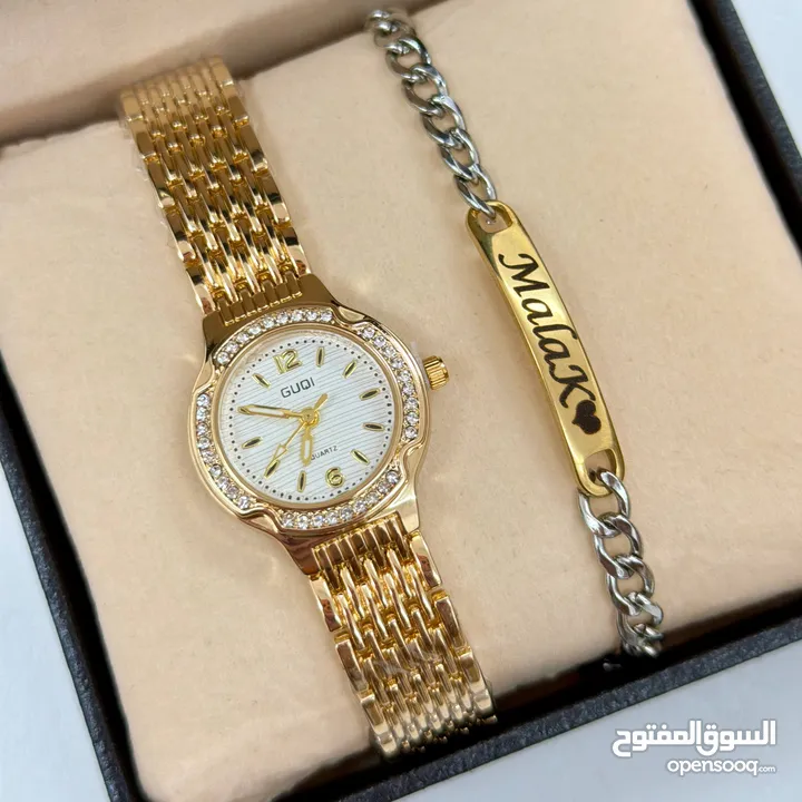 طقم ساعة واسوارة ستاتي