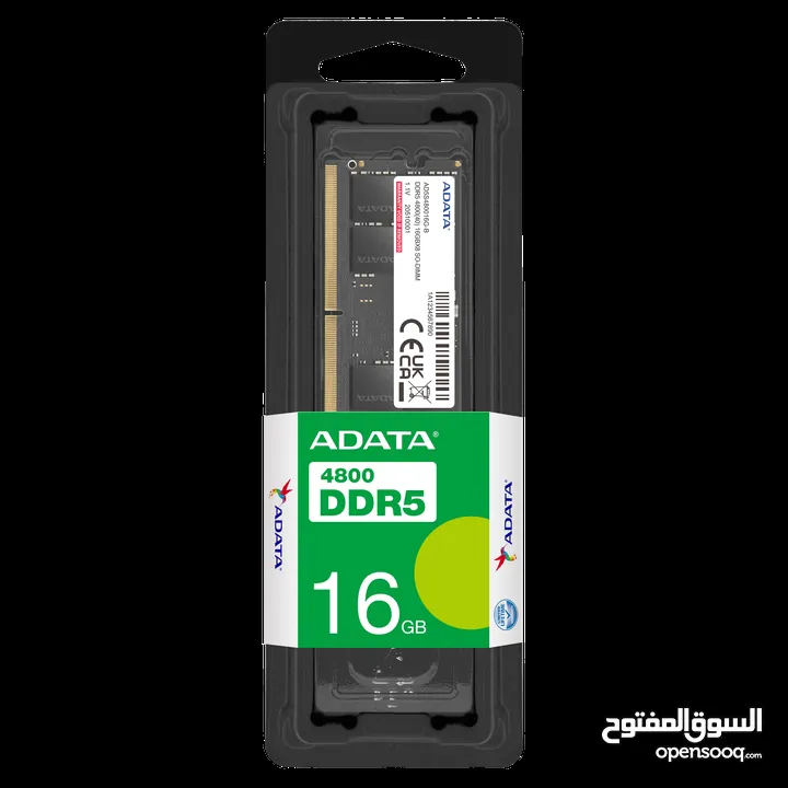 رامات اي داتا لأجهزة اللابتوب ADATA 16GB DDR5 4800MHZ RAM FOR LAPTOP