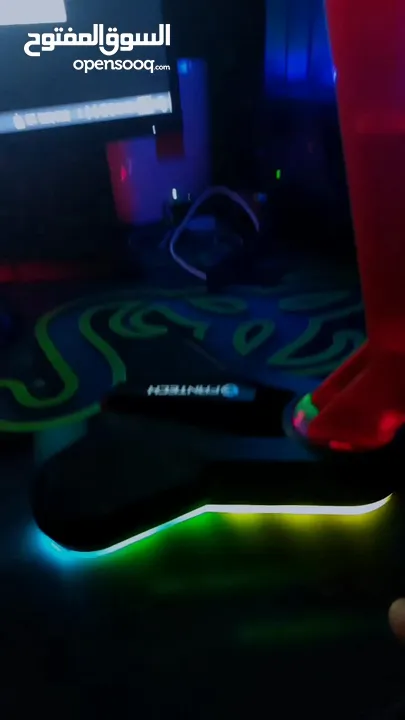 ستاند سماعات FANTECH وفيه ضو RGB استعمال قليل جدااا!