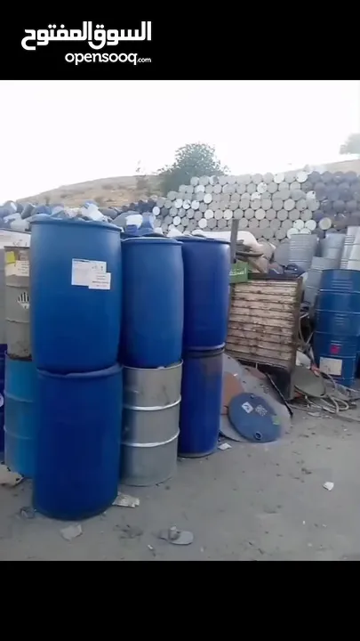 براميل حديد بلاستيك جميع الأحجام والانواع بسعر الجمله