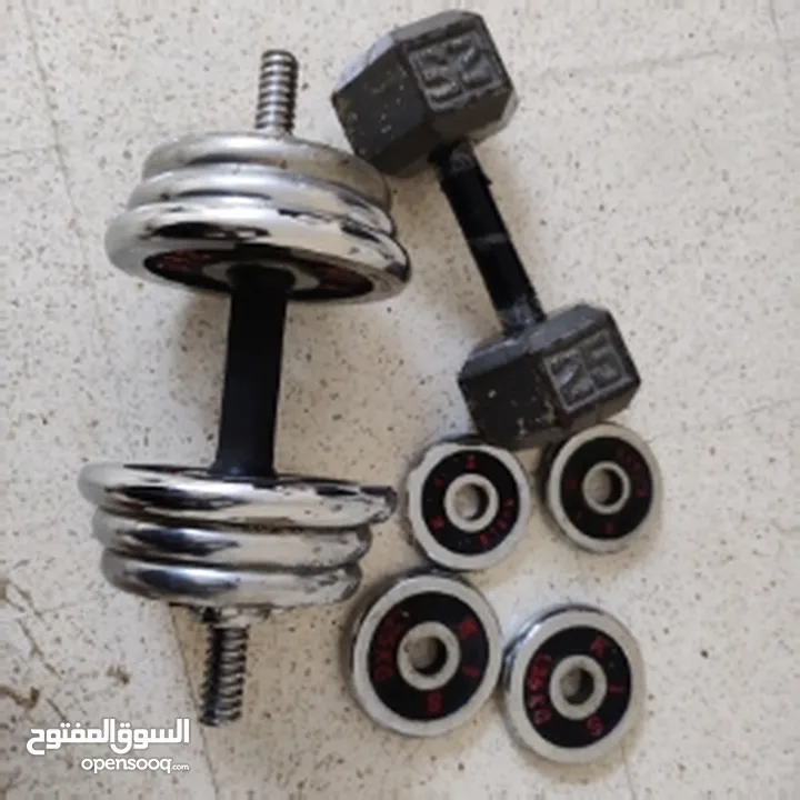 Dumbbells available