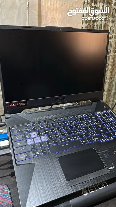 Asus Tuf f15 Rtx 3060 gaming laptop بسعر مغري ، الجيل الحادي عشر بحال الوكالة تماماً