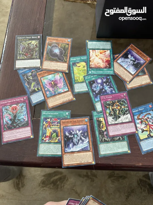 Pokemon cards and Yugi cards