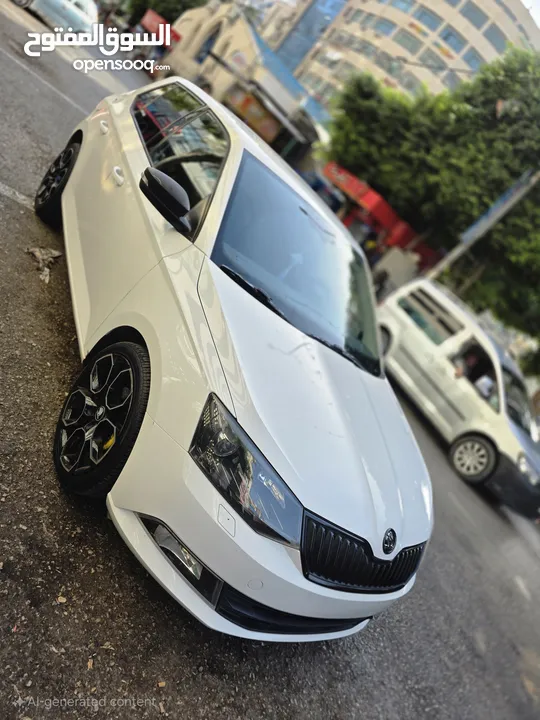 سكودا فابيا اوتومات بنزين ماتور 1200 تيربو ترخيص 2017