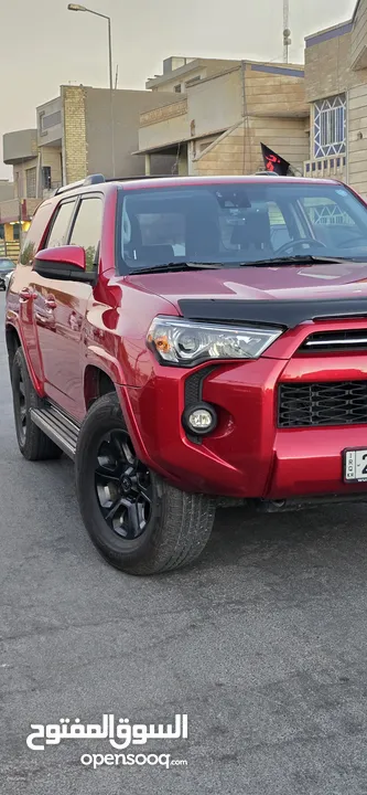 4runner sr5 red 2021 كلين