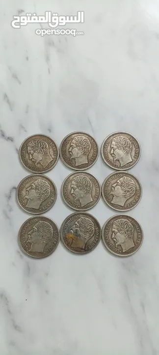 عملات أمريكية وفرنسية نوادر