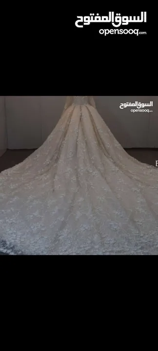 فستان عرس  لبسة واحدة للبيع