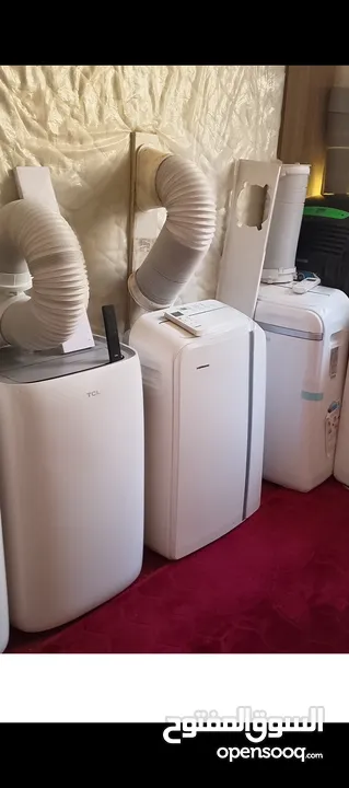 مكيف مكيفات انفنتر متنقل رقم التليفون بالاعلان  بحاله الوكاله مسطره وبايبي وريموت ومقفول شبه جديد