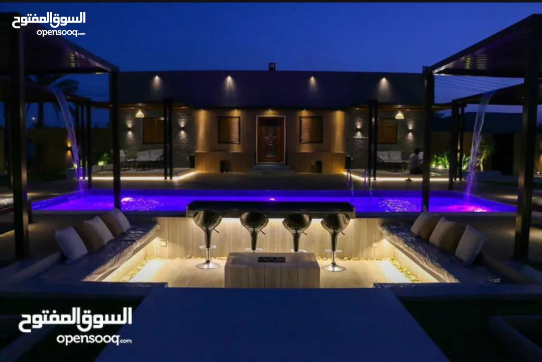 مزرعه للايجار يومي  اسبوعي  اجمل مناطق البحر الميت