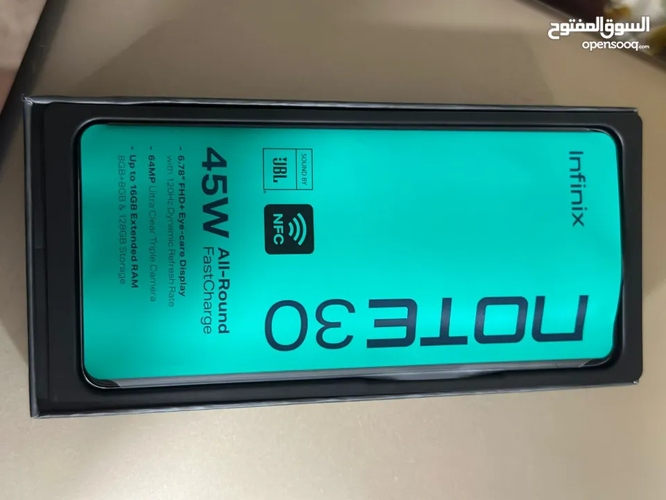 Infinix Note 30 مستعمل بحال الوكاله بتحدى تلاقي بنظافته،