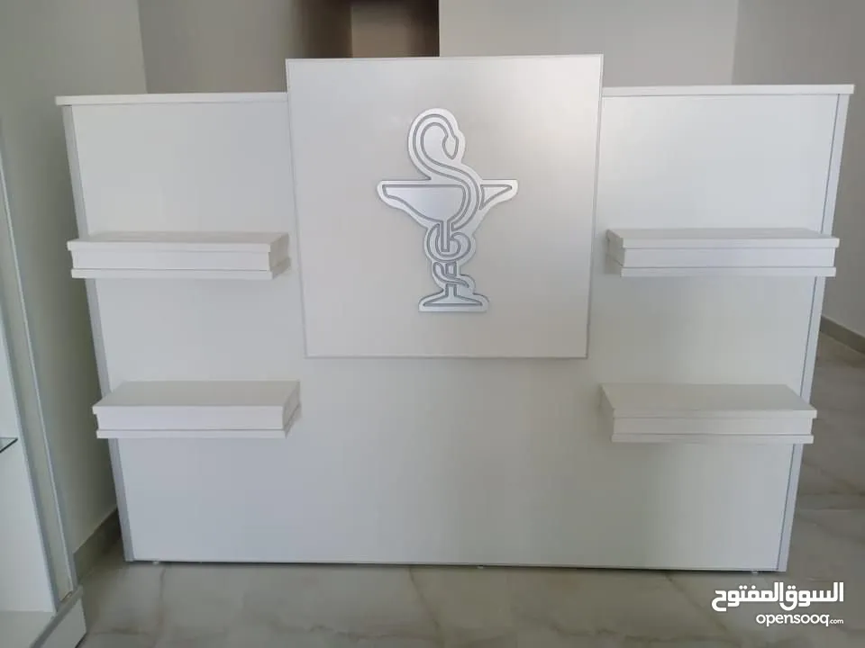 ديكور صيدليات تصميم وتنفيذ