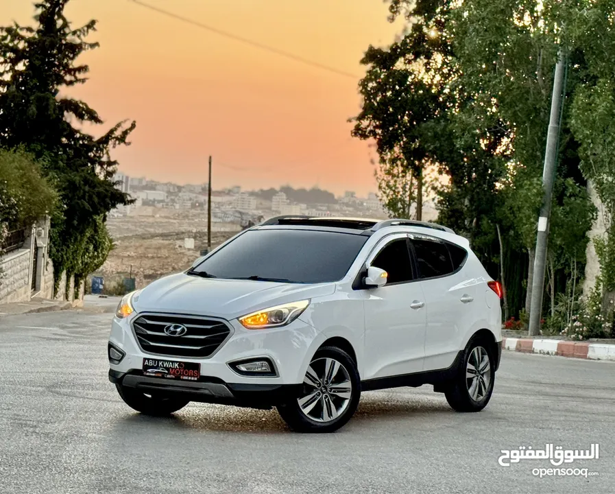 ‏ Hyundai TUSCAN 2014 • Limited Edition فل الفل مع بانورما ، عداد 88 الف اصلي فحص نخب طلاء الشركة