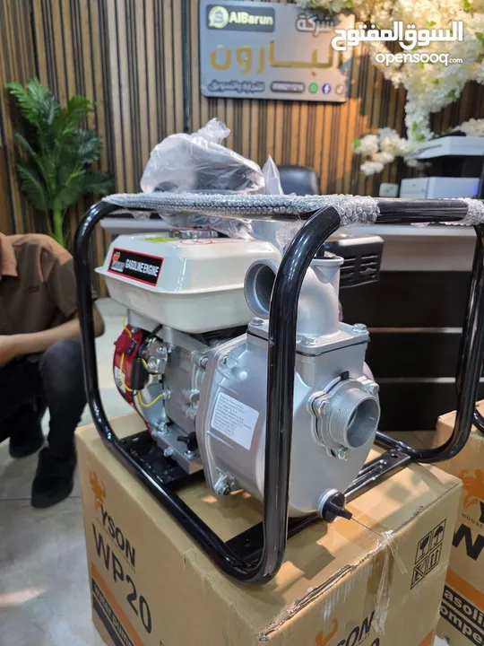 مضخات ماء تعمل بالبنزين أصلية أداء قوي وثابت كاملة بجميع الإكسسوارات مثالية للري الزراعي والمشاريع