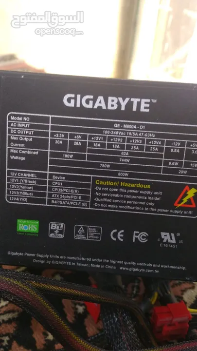 للبيع gigabyte 800w
