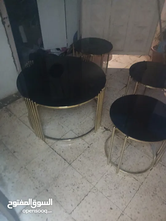 طقم طاولات جديد نضيف جدا