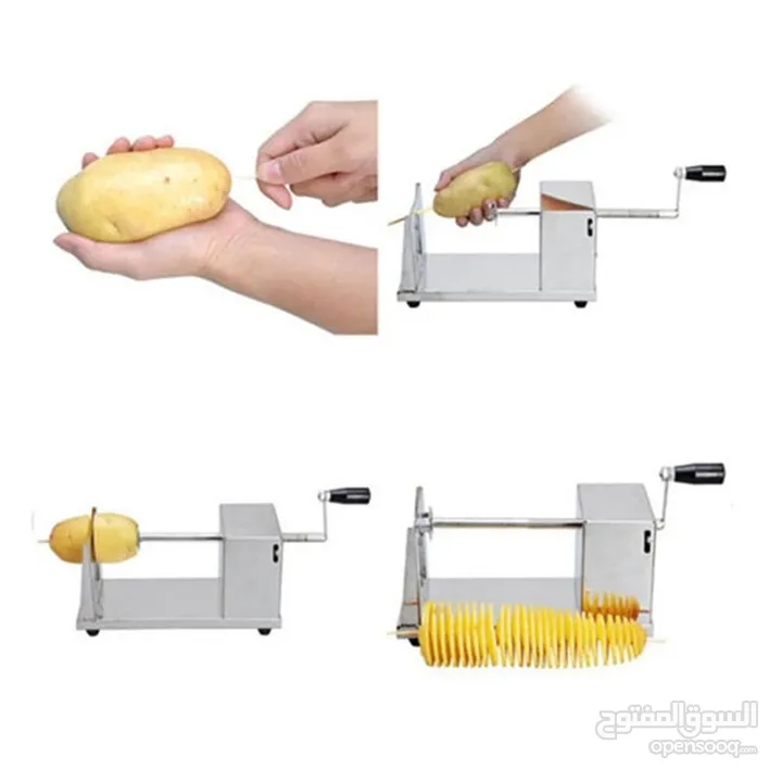 ماكينة صنع البطاطا اليدوية ستانلس ممتازة جدا وقوية بأقل سعر بالمملكة