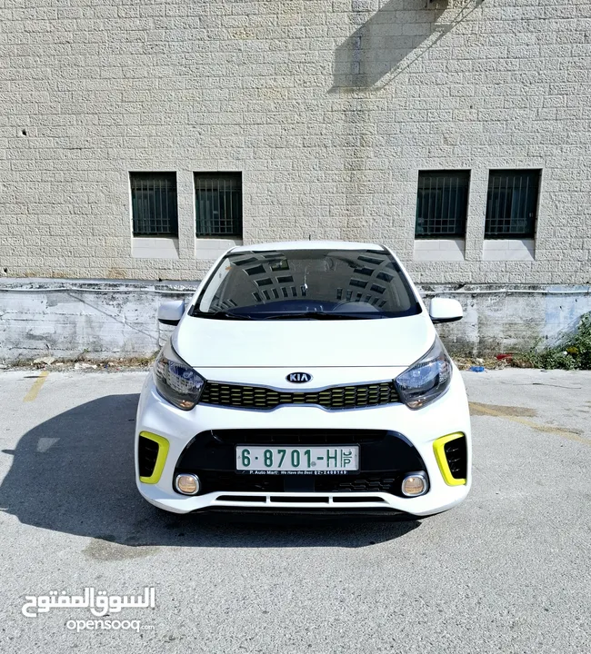 كيا بيكانتو 2020 GT line  فل اضافات دهان الشركة