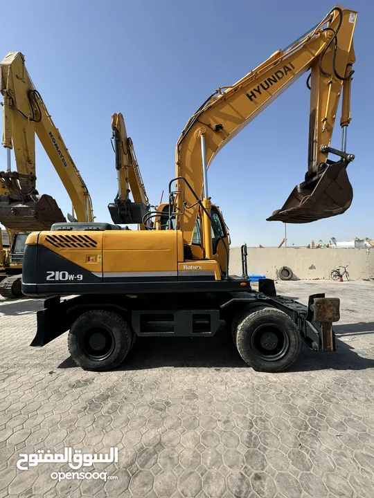 Hyundai Wheel Excavator 210w-9 2019