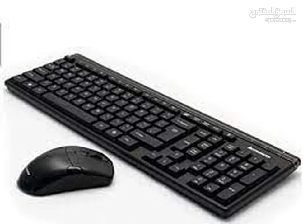 lenovo 100 wireless combo keyboard and mouse كيبورد وماوس وايرلس  من لينوفو 