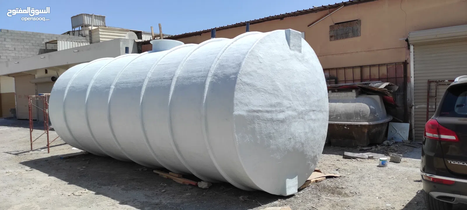 Fiberglass products,Polyethylene Water Tanks, Fiberglass glass lamination @ site.