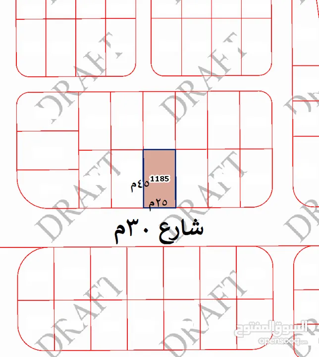للاستثمار : ارض للبيع 1128 متر - جامعة العلوم والتكنولوجيا - مرتفعة مطلة وصخرية بسعر مغري