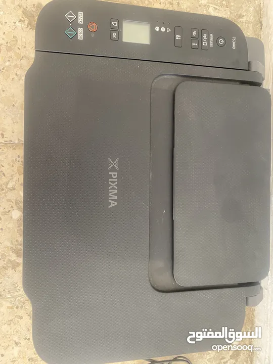 طابعة canon pixma ts3440 ملون و ابيض و اسود استعمال شخصي