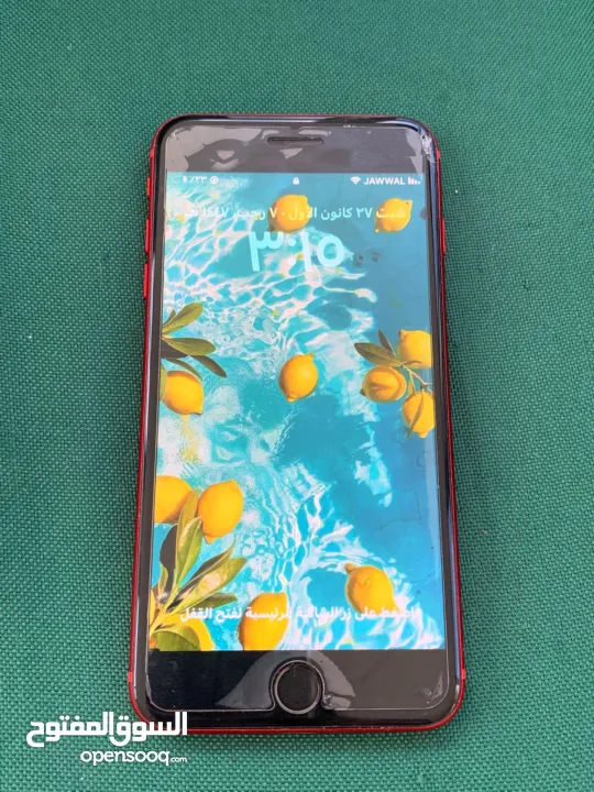 ايفون 8 بلس 64 جيجا بايت بطارية 100 ،