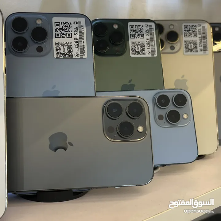 iPhone 13 Promax 128GB / Battery : 83% - 88% مستعمل بحالة الوكالة