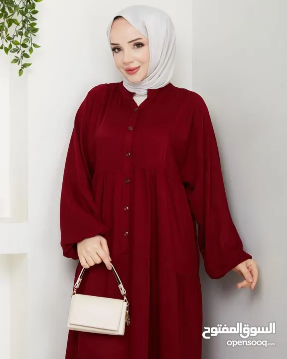 فستان تركي كريب ماركة anila moda