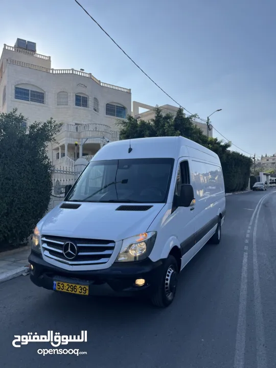 مرسيدس سبرنتر 519 شصي طويل ايد 00 للبيع ضفه نازل معبر جديد
