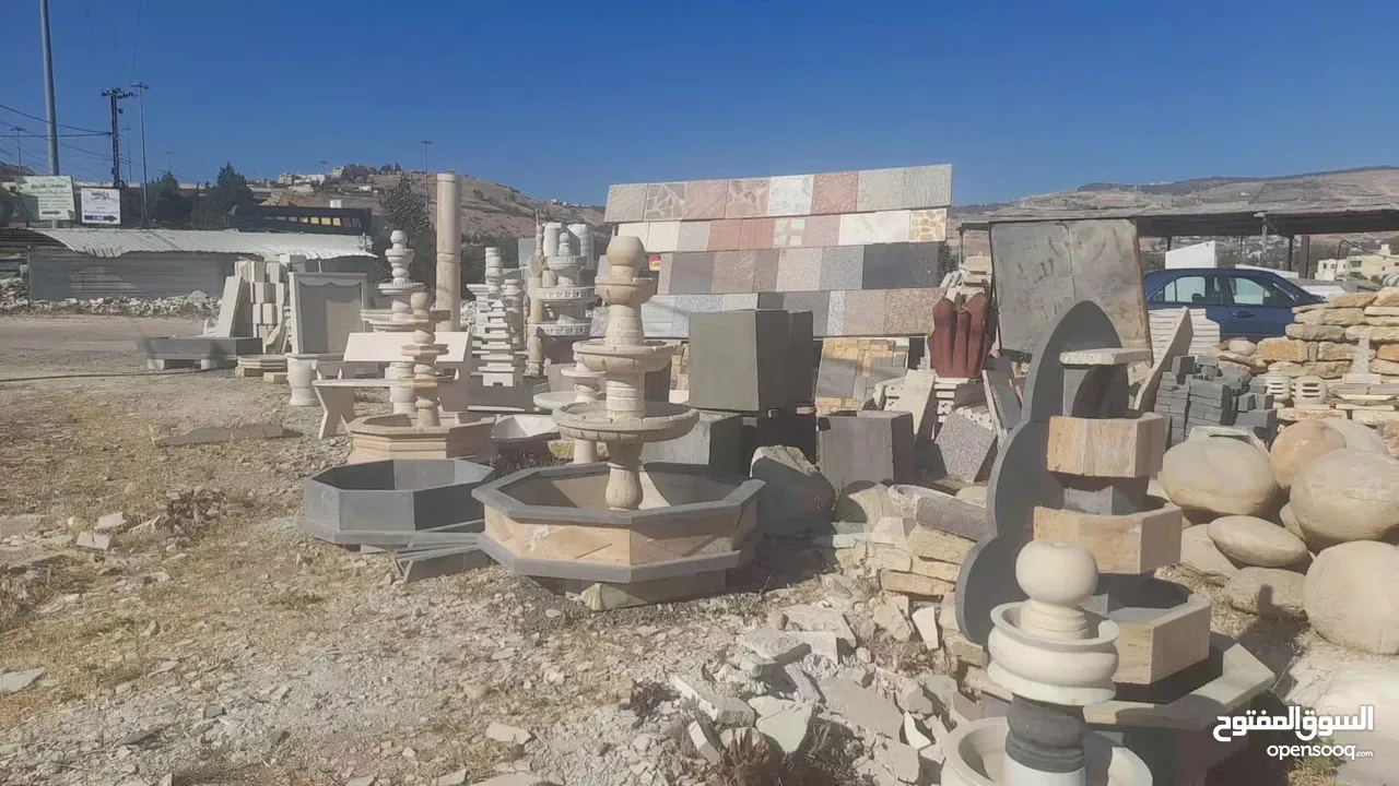 تصميم شلالات و نوافير وفيربليس و باربكيو وتركيبها وصيانتها