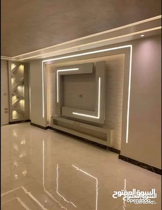معلم ديكورات جبس بورد دهان كهرباء فور سيلنق ورق جدران بديل رخام وخشب صيانه عامه عزل خارجي داخلي