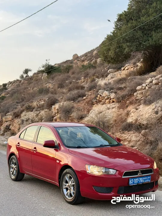 لانسر 2010.اصل خصوصي.بحاله ممتازه .فحص نضيف .اتماتيك .بنزين .رام لله او الخليل