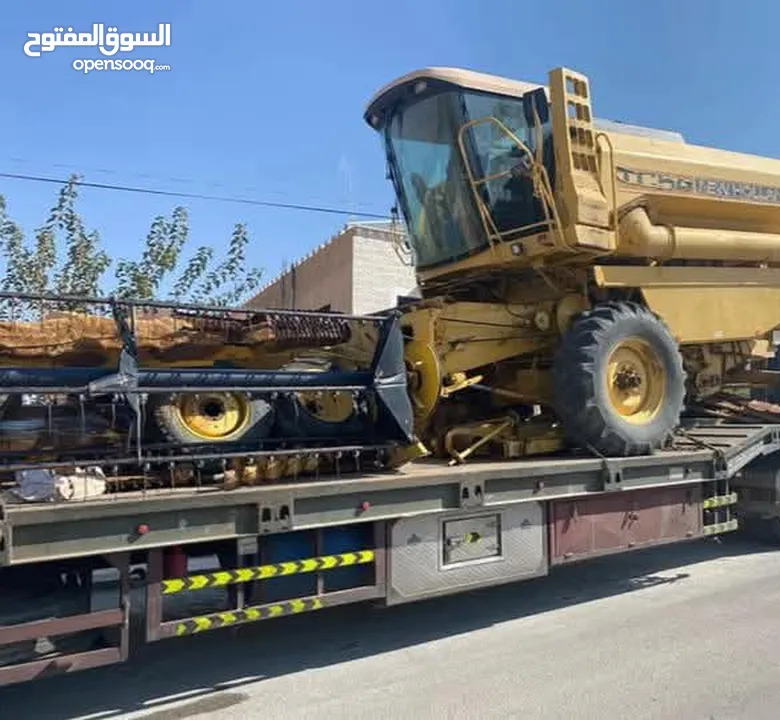 حصادة للبيع او للبدل على تنك ماء سنقل او قلاب سنقل