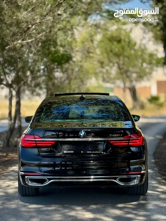 BMW 740i///2016  السيارة  فل الفل اضافات  فحص نخب نخب  بي ام دبليو