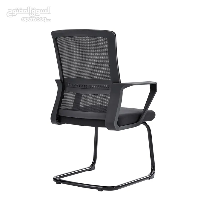 Modern Vistor Office Chair_Comfotable Waiting Room Chair with Strong Metal frame for Office