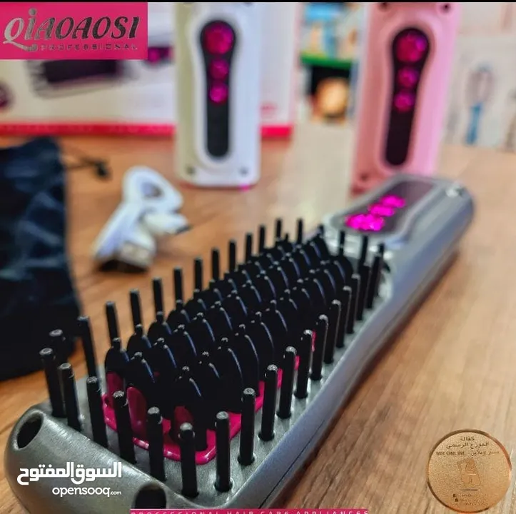 فرشاة الشعر الحرارية القابلة للشحن   مناسب للسفر