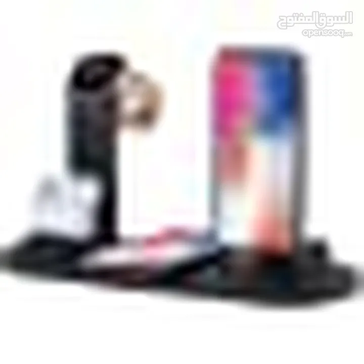 - FUNCTION APPLE CHARGING DOCK WITH WIRELESS CHARGING شاحن متعددة الوظائق مع ويرلس للابل