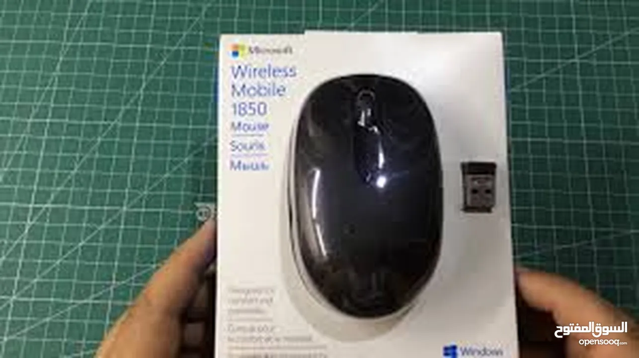 MOUSE MICROSOFT WIRELESS MOBILE 1850 ماوس مايكروسوفت ويرلس بعدة الوان 