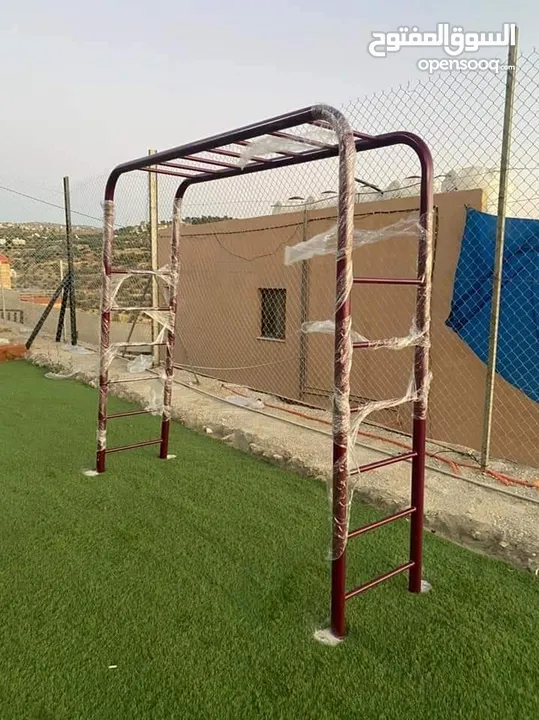 سلم تسلق حديد مونكي بار يتحمل 500 كيلو