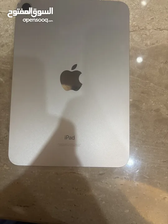 ايباد ميني 6 للبيع 265GB استخدام شهرين مع كل ملحقات