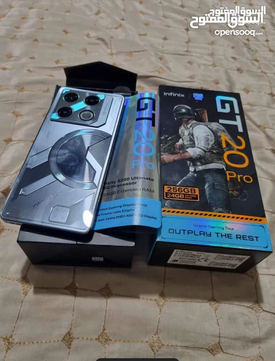 مستعمل اخو الجديد GT 20 pro 5G رام 24 جيجا 256 شغال كفاله الشركة متوفر توصيل