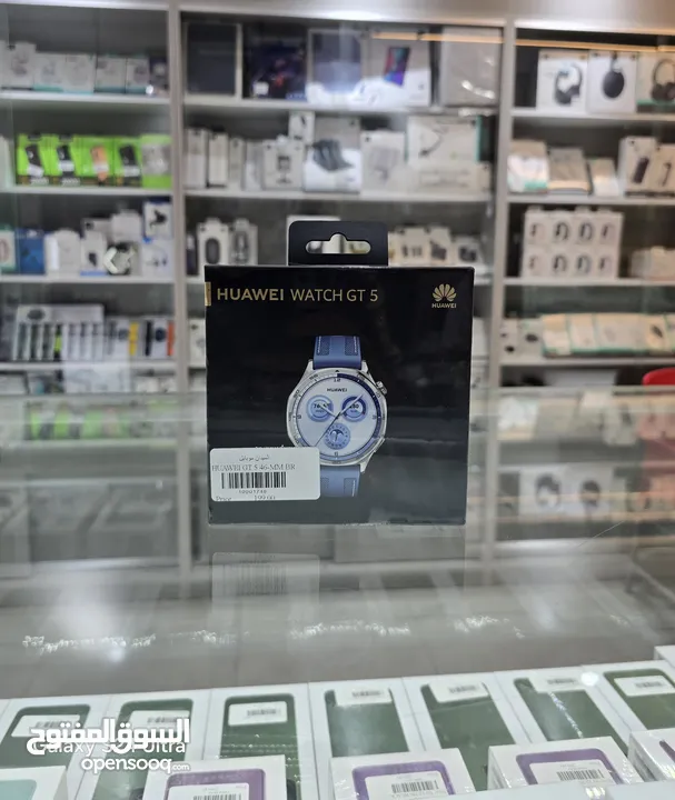 ساعة Huawei Watch GT 5 46mm Blue / بأفضل سعر في المملكة / كفالة الوكيل الرسمي cell avuno