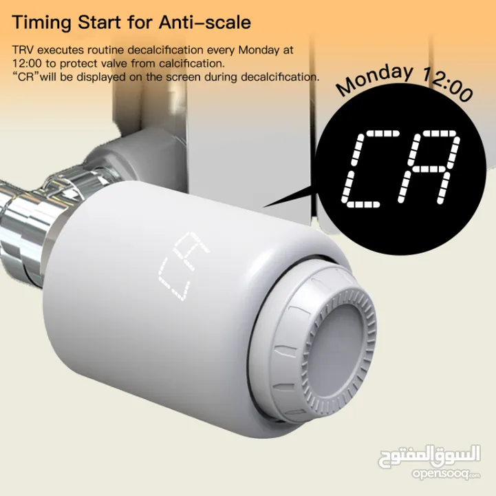 تويا تحكم ريديتر Tuya Zigbee Heating RadiatorThermostat Valve Trv Controller Work With ALEXA