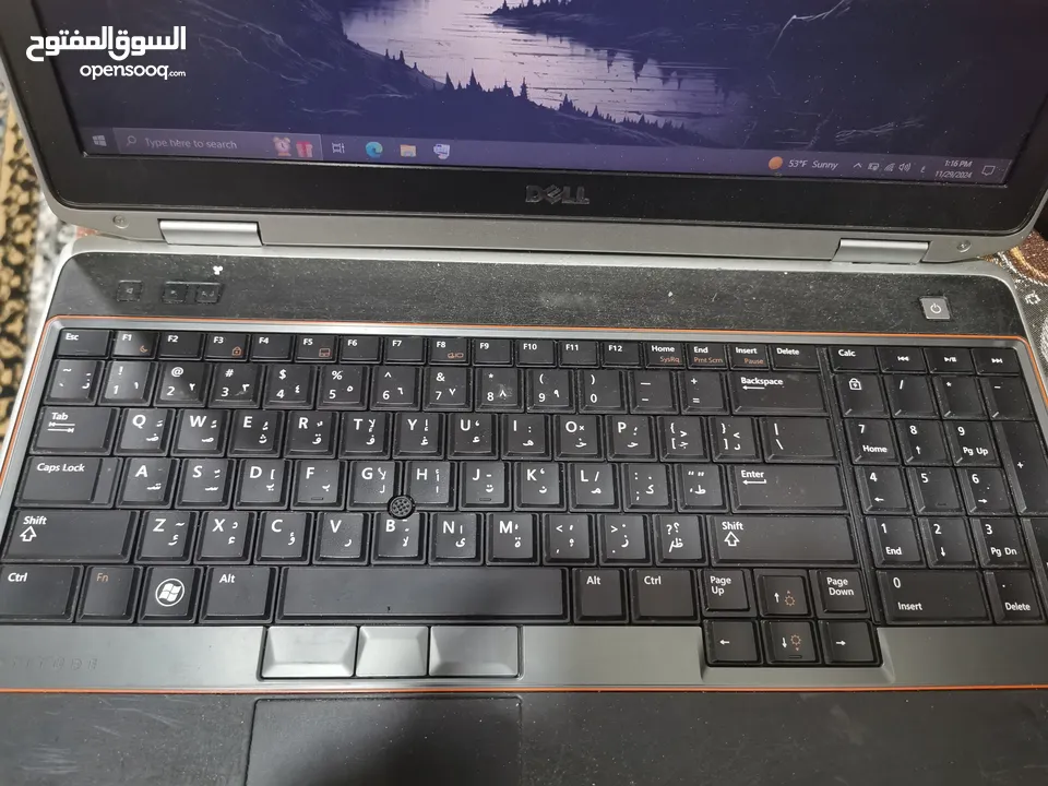 لابتوب ديل E6520 مستعمل نظيف/ 70 الف بيه مجال