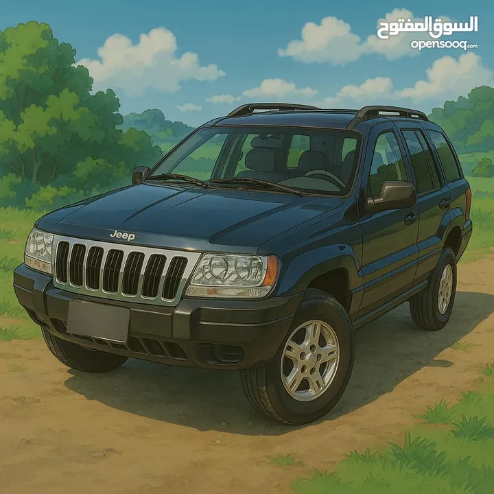 جيب شيروكي 2002 بحالة ممتازة 4000 سي سي ترخيص واطي Jeep WJ