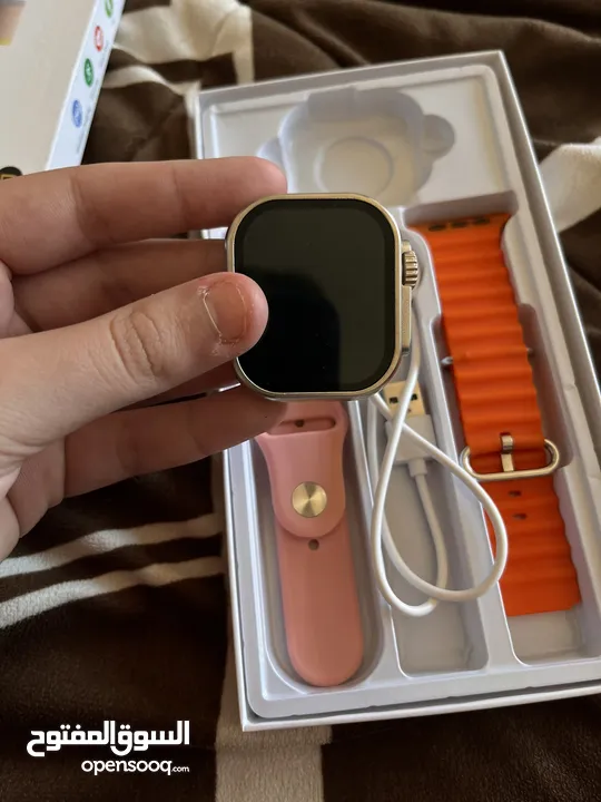 ساعة x90 ultra 2 +ساعة مطابقة ل  Apple Watch SE