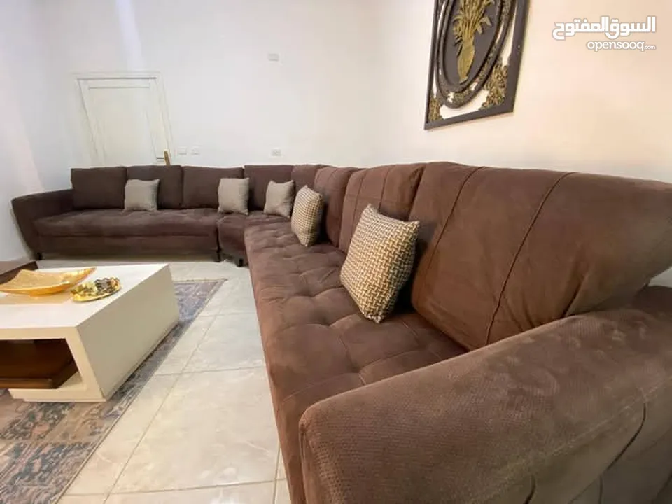 أطقم كنب وكورنرات خشب سويد ثقيل جدا اسفنج دانلوب والضهر هولو طبي الارضيات كوشوك