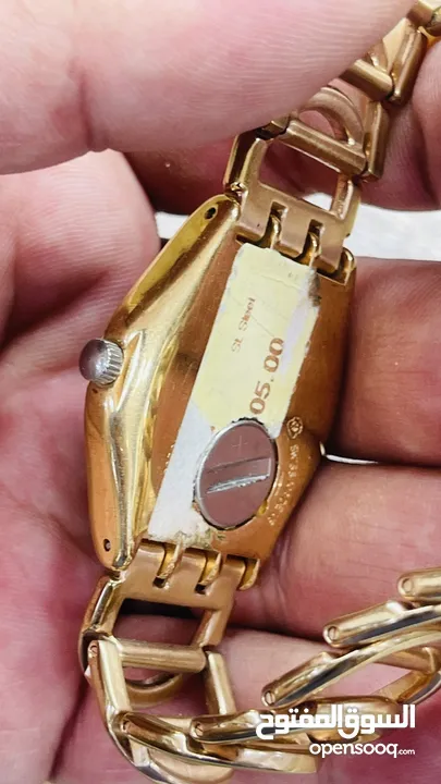 سواتش سويسري Swatch swiss الساعة بحالة الوكالة استعمال خفيف بدون علبة وكفالة شغالة 100‎%‎