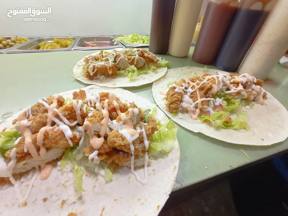 مطعم وجبات سريعه وعصائر  للضمان او البيع كامل المعدات